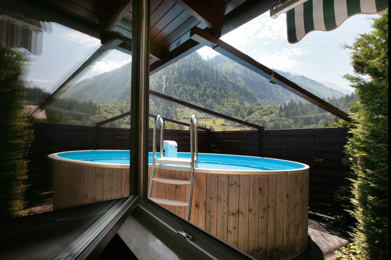 Chalet Sabrina Mit Aussenpool Im Sommer Kaprun Exterior foto