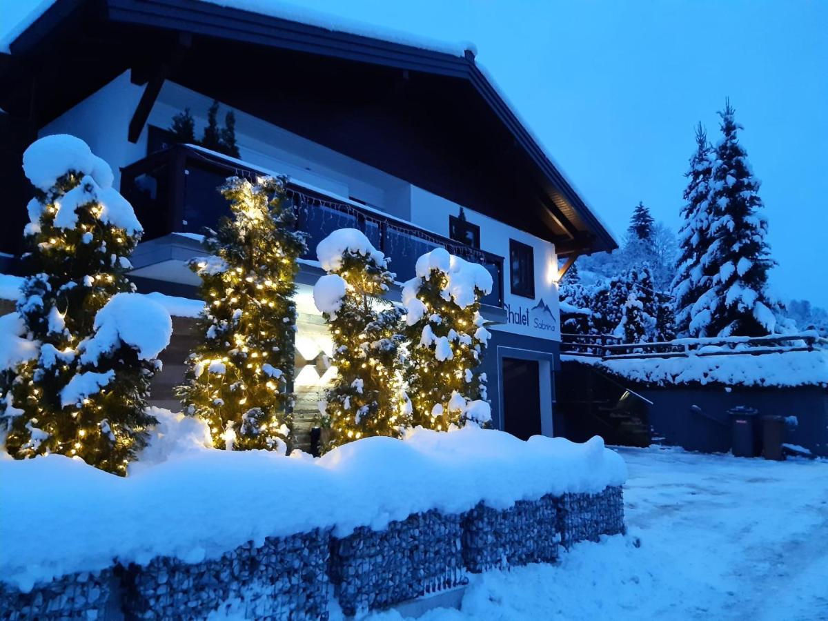 Chalet Sabrina Mit Aussenpool Im Sommer Kaprun Exterior foto